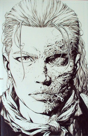 [Walking Dead Deluxe #5 (2nd printing, variant virgin B&W cover)]