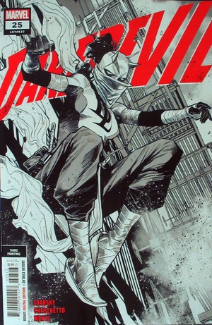 [Daredevil (series 6) No. 25 (3rd printing, standard cover - Marco Checchetto B&W)]