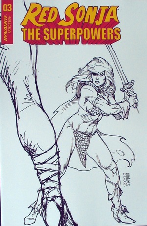 [Red Sonja: The Superpowers #3 (Retailer Incentive Sketch Cover - Joseph Michael Linsner)]