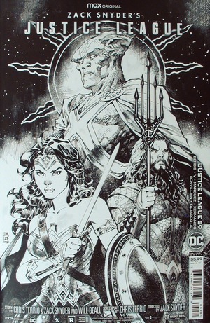 [Justice League (series 4) 59 (variant cardstock B&W cover - Jim Lee)]