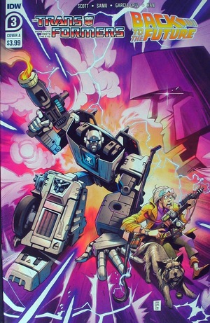 [Transformers / Back to the Future #3 (Cover A - Juan Samu)]