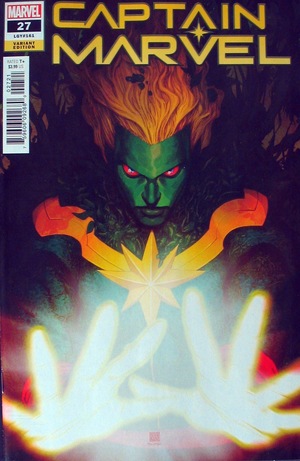[Captain Marvel (series 11) No. 27 (variant Man-Thing cover - Bernard Chang)]