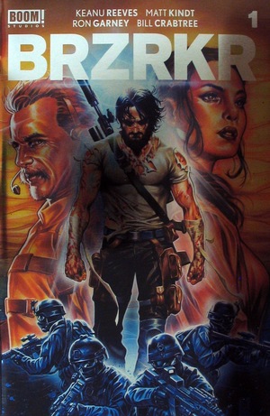 [BRZRKR #1 (1st printing, variant foil cover - Mark Brooks)]