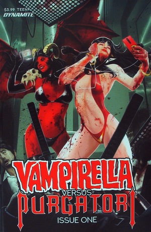 [Vampirella Versus Purgatori #1 (Bonus FOC Variant Cover - Daniel Maine)]