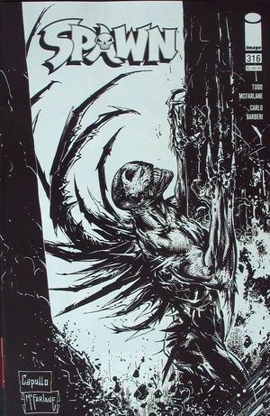 [Spawn #316 (Cover D - Greg Capullo & Todd McFarlane B&W)]