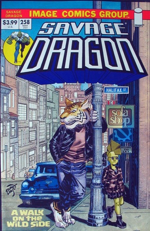 [Savage Dragon (series 2) #258 (variant retro trade dress cover)]