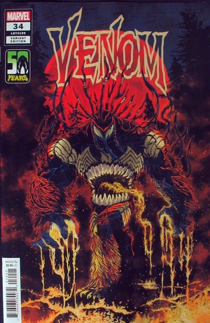 [Venom (series 4) No. 34 (1st printing, variant Man-Thing cover - Superlog)]