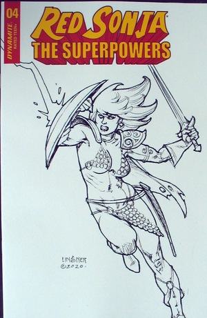 [Red Sonja: The Superpowers #4 (Retailer Incentive Sketch Cover - Joseph Michael Linsner)]