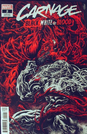 [Carnage: Black, White & Blood No. 2 (1st printing, variant cover - Kyle Hotz)]