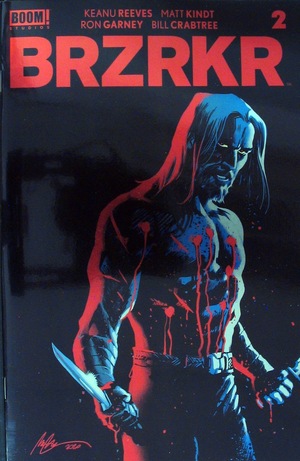 [BRZRKR #2 (1st printing, variant foil cover - Rafael Albuquerque)]