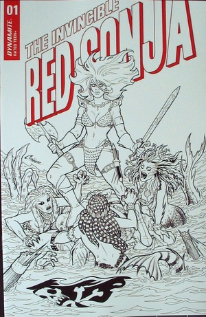 [Invincible Red Sonja #1 (Retailer Incentive B&W Cover - Amanda Conner)]