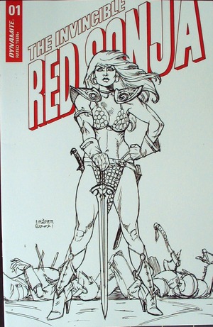 [Invincible Red Sonja #1 (Retailer Incentive Sketch Cover - Joseph Michael Linsner)]