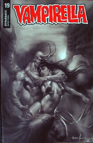 [Vampirella (series 8) #19 (Retailer Incentive B&W Cover - Lucio Parrillo)]