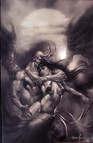 [Vampirella (series 8) #19 (Retailer Incentive B&W Virgin Cover - Lucio Parrillo)]