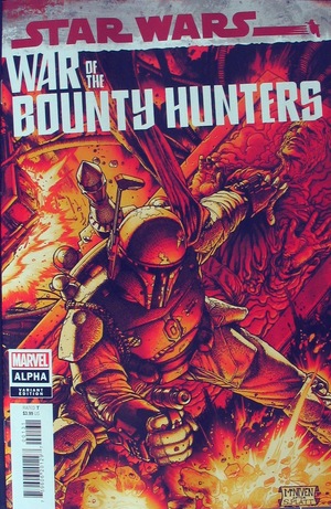 [Star Wars: War of the Bounty Hunters Alpha No. 1 (1st printing, variant crimson cover - Steve McNiven)]