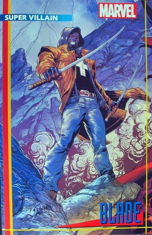 [Heroes Reborn (series 3) No. 1 (1st printing, variant connecting Trading Card cover: Blade - Mark Bagley)]