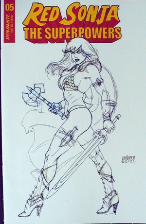 [Red Sonja: The Superpowers #5 (Retailer Incentive Sketch Cover - Joseph Michael Linsner)]