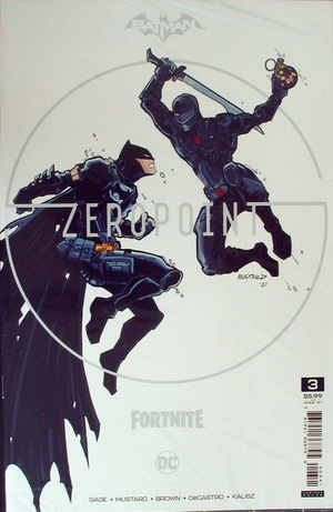 [Batman / Fortnite - Zero Point 3 (1st printing, variant cardstock cover - Donald Mustard, in unopened polybag)]
