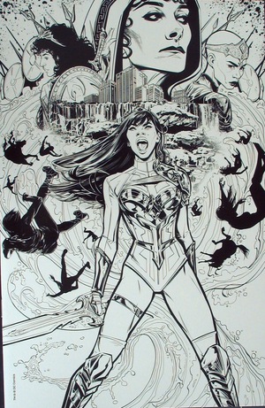 [Wonder Girl (series 2) 1 (variant cardstock B&W cover - Joelle Jones)]