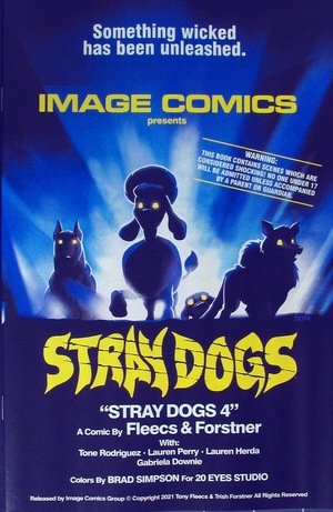 [Stray Dogs #4 (1st printing, Cover B - Horror Movie variant)]