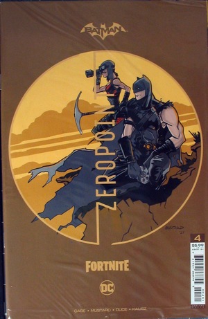 [Batman / Fortnite - Zero Point 4 (1st printing, variant cardstock cover - Donald Mustard, in unopened polybag)]