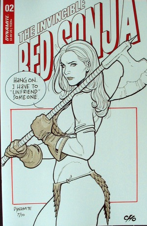 [Invincible Red Sonja #2 (Cover D - Frank Cho)]