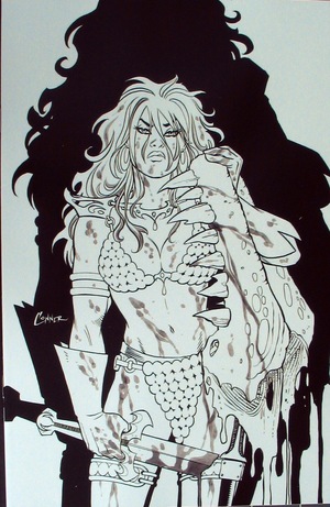 [Invincible Red Sonja #2 (Retailer Incentive B&W Virgin Cover - Amanda Conner)]