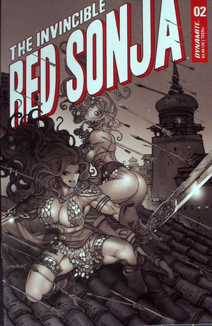 [Invincible Red Sonja #2 (Bonus FOC Incentive B&W Cover - Moritat)]