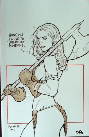 [Invincible Red Sonja #2 (Bonus FOC Incentive Virgin Cover - Frank Cho)]