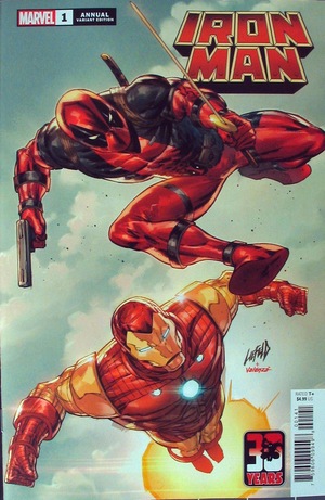 [Iron Man Annual (series 3) No. 1 (variant Deadpool cover - Rob Liefeld)]