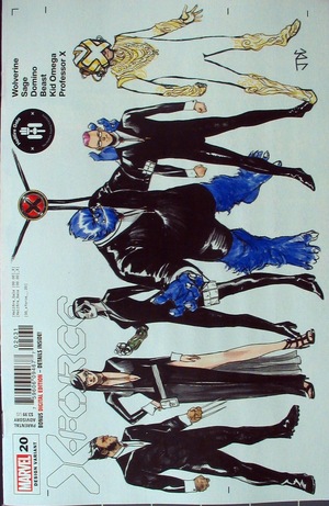 [X-Force (series 6) No. 20 (variant design cover - Joshua Cassara)]