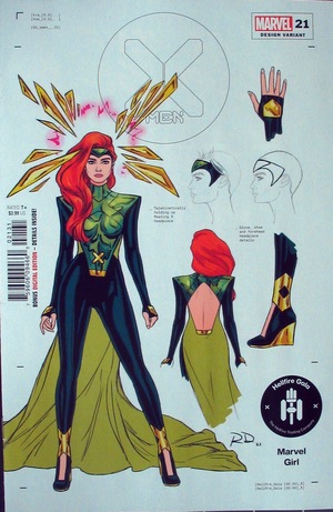 [X-Men (series 5) No. 21 (variant character design cover - Russell Dauterman)]