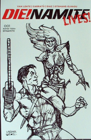 [Die!Namite Lives! #1 (Retailer Incentive Sketch Cover - Joseph Michael Linsner)]