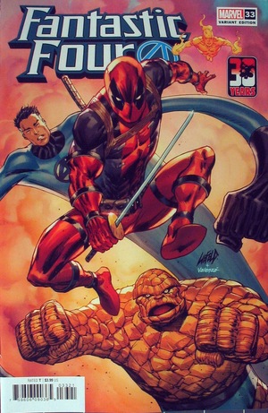 [Fantastic Four (series 6) No. 33 (variant Deadpool 30th Anniversary cover - Rob Liefeld)]