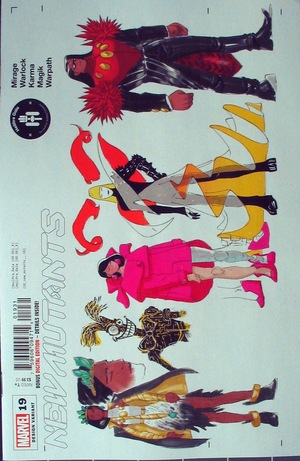 [New Mutants (series 5) No. 19 (variant character design cover - Alex Lins)]