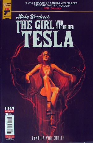 [Minky Woodcock - The Girl Who Electrified Tesla #3 (Cover C - Claudia Caranfa)]