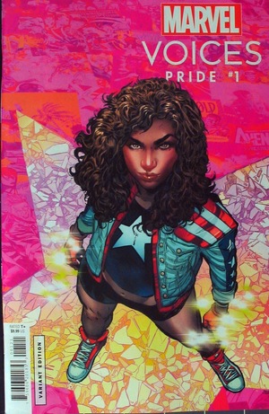 [Marvel's Voices No. 4: Pride (2021 edition, 1st printing, variant Pride cover: America Chavez - Phil Jimenez)]