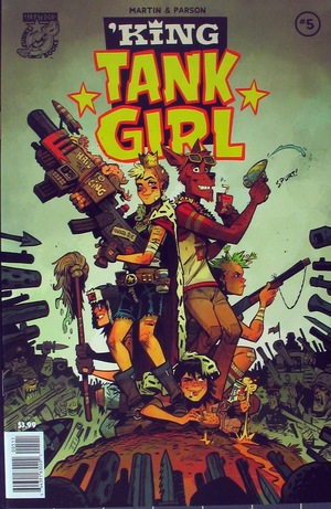 [King Tank Girl #5 (regular cover - Brett Parson)]