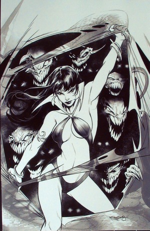 [Vengeance of Vampirella (series 2) #19 (Bonus FOC Incentive B&W Cover - Stephen Segovia)]
