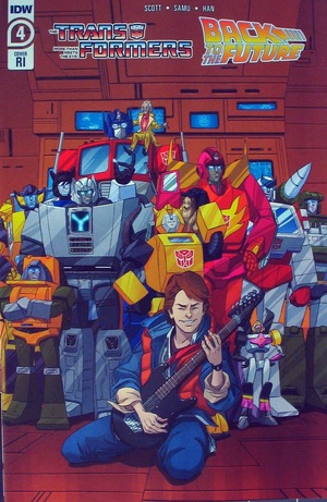 [Transformers / Back to the Future #4 (Retailer Incentive Cover - Dan Schoening)]