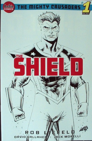 [Mighty Crusaders - The Shield #1 One-Shot (Cover G - Rob Liefeld B&W)]