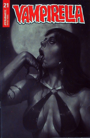 [Vampirella (series 8) #21 (Retailer Incentive B&W Cover - Lucio Parrillo)]