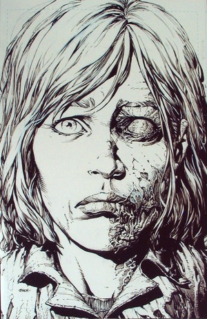 [Walking Dead Deluxe #12 (2nd printing, variant virgin B&W cover)]