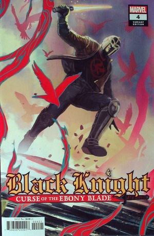 [Black Knight - Curse of the Ebony Blade No. 4 (variant cover - Stephanie Hans)]