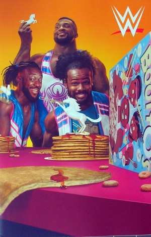 [WWE - The New Day: Power of Positivity #1 (variant connecting virgin cover - Rahzzah)]