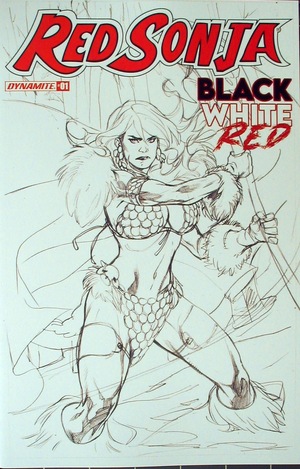 [Red Sonja: Black White Red #1 (Retailer Incentive Pencils Cover - Emanuella Lupacchino)]