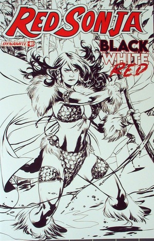 [Red Sonja: Black White Red #1 (Retailer Incentive Pencils & Inks Cover - Emanuella Lupacchino)]