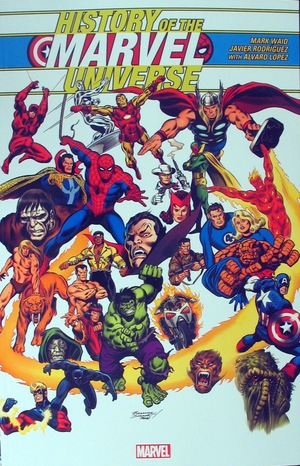 [History of the Marvel Universe (SC, variant cover - John Buscema) ]