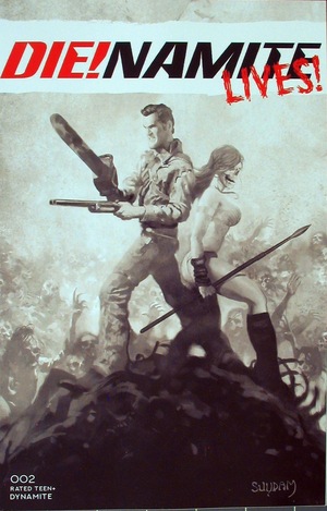 [Die!Namite Lives! #2 (Cover R - Arthur Suydam B&W Incentive)]