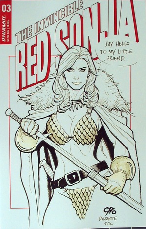 [Invincible Red Sonja #3 (Cover D - Frank Cho)]